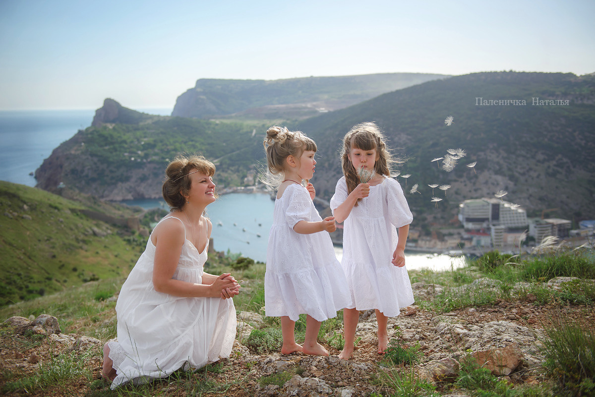 Фотосессия в Балаклаве в Севастополе. Фотосессия с детьми на природе