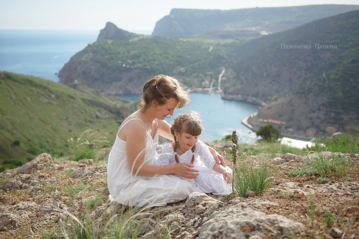 Фотосессия в Балаклаве в Севастополе.  Фотосессия мамы и дочки