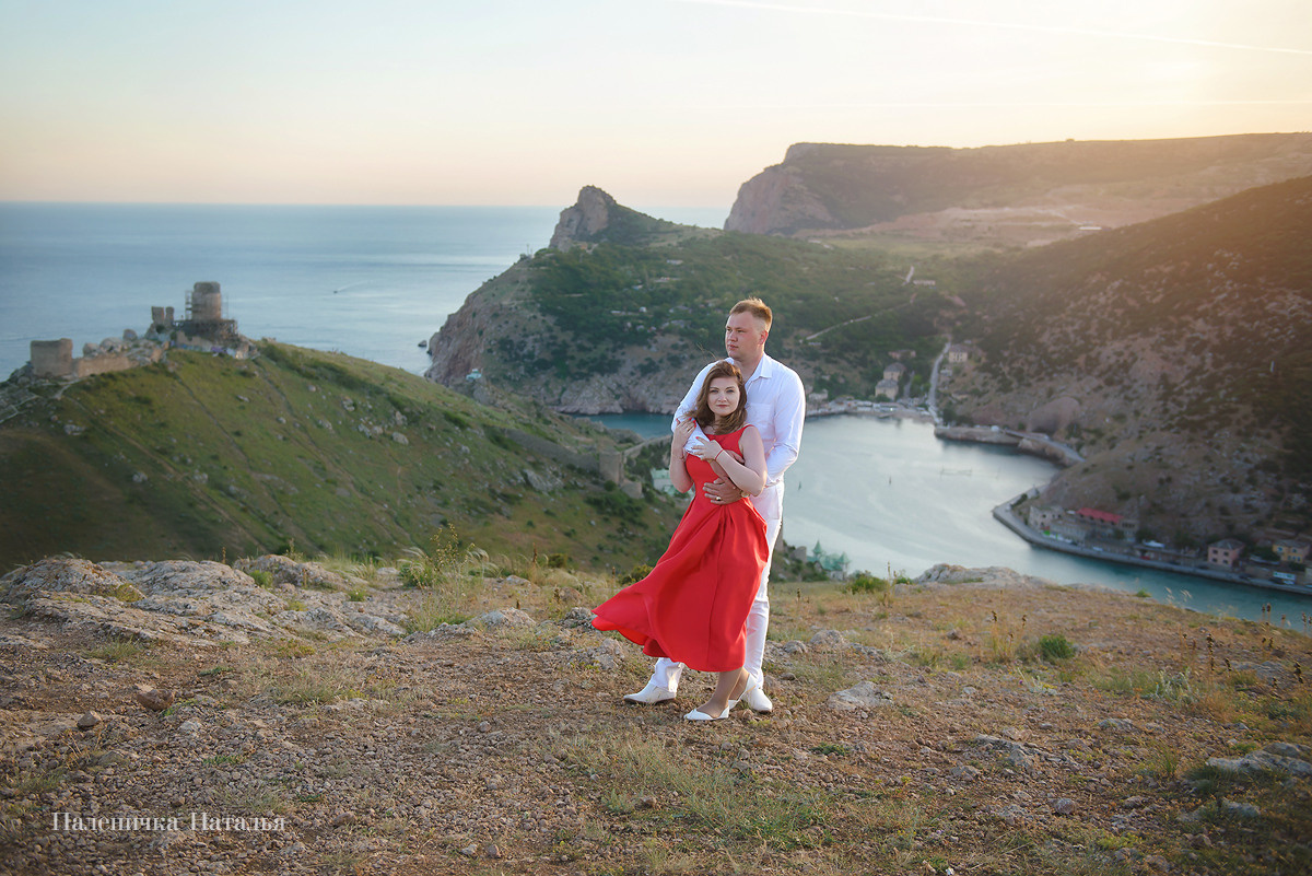 Фотосессия в Балаклаве в Севастополе. Лавстори на природе