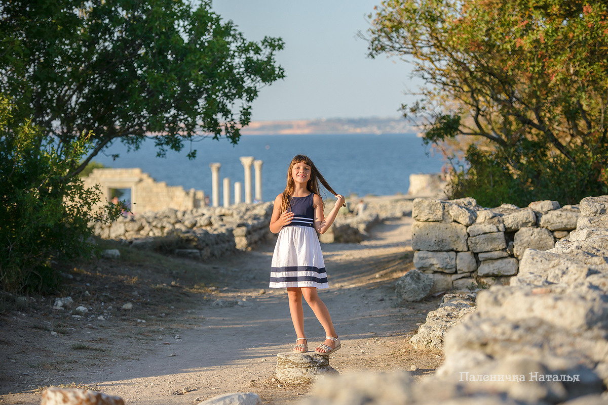 Детский фотограф Севастополь.  Прогулка на Херсонесе 
