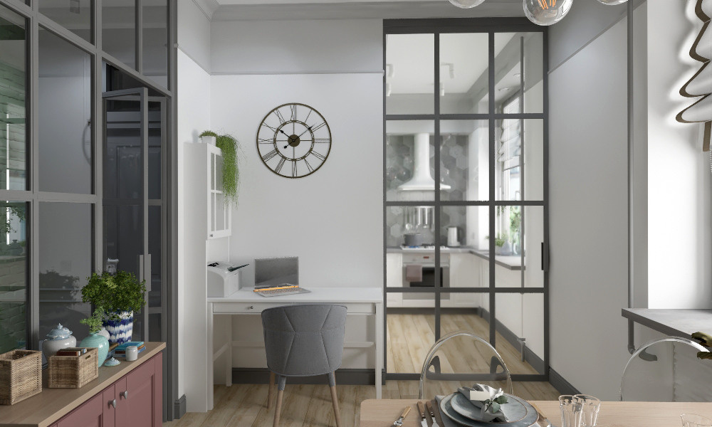 Ивовая ветвь. Квартира 60 м². Мастерская интерьеров Светланы Куксовой. Дизайн и реализация