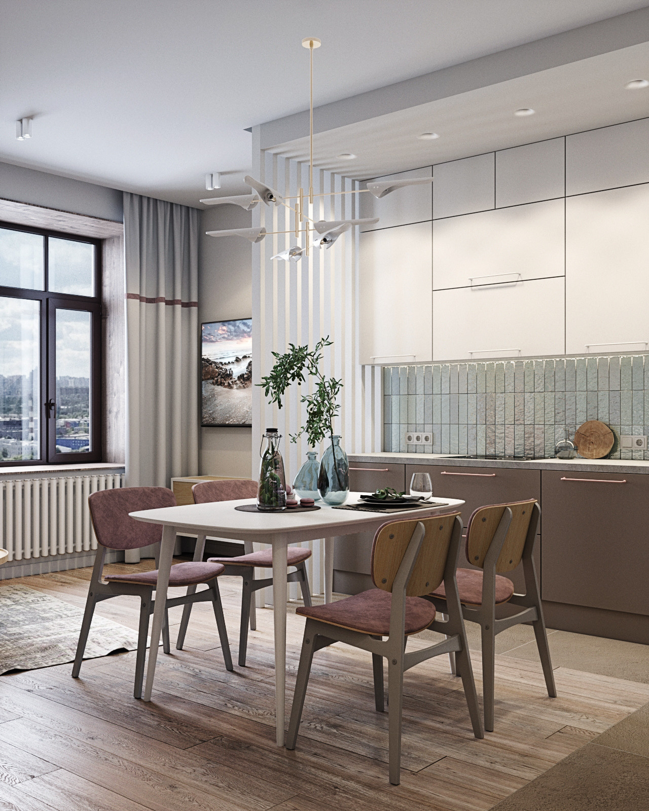 Люмен. Квартира 130 м². Мастерская интерьеров Светланы Куксовой. Дизайн и реализация