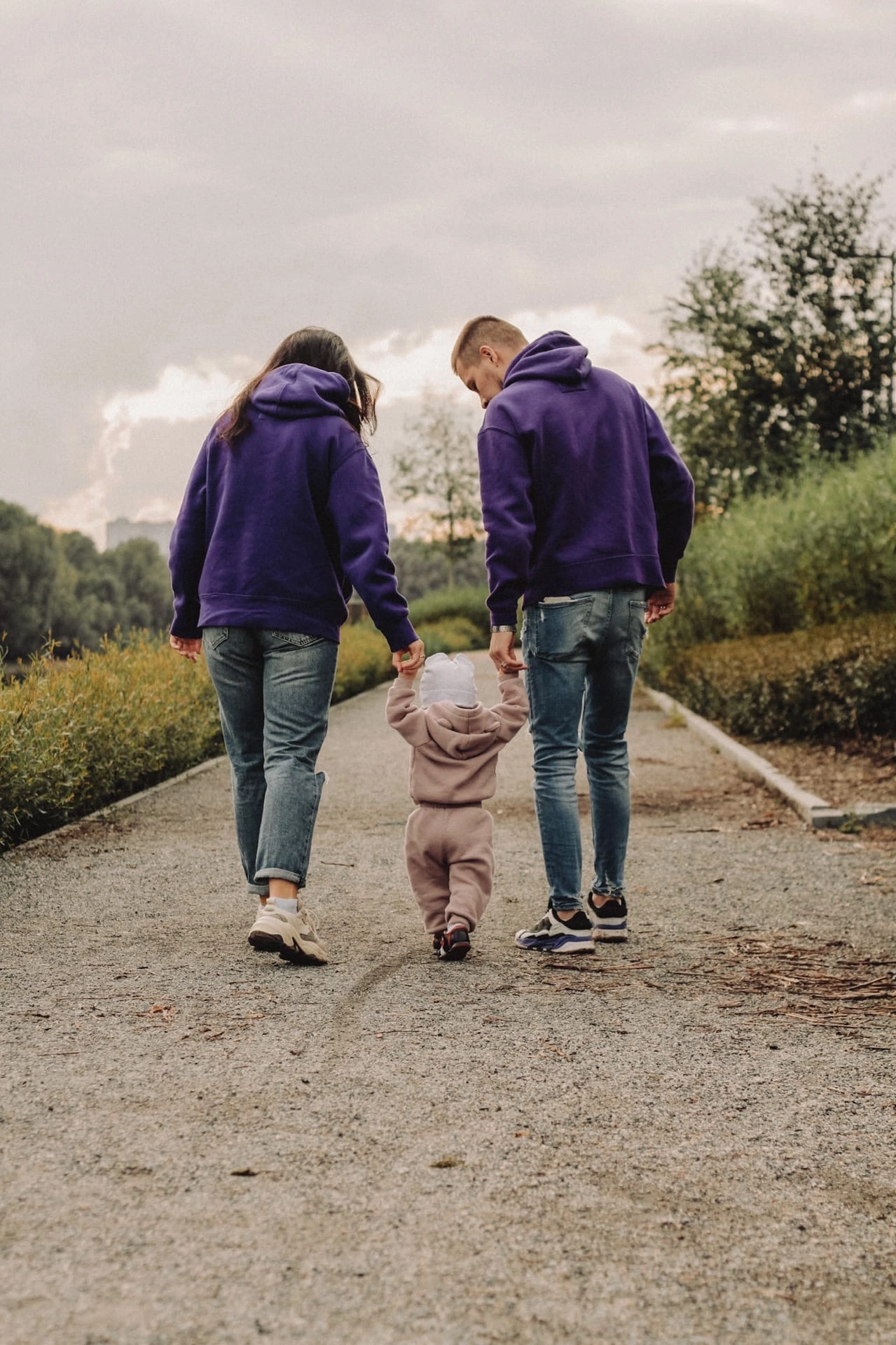 Анечка с папой и мамой. Семейный фотограф Полина Легачева