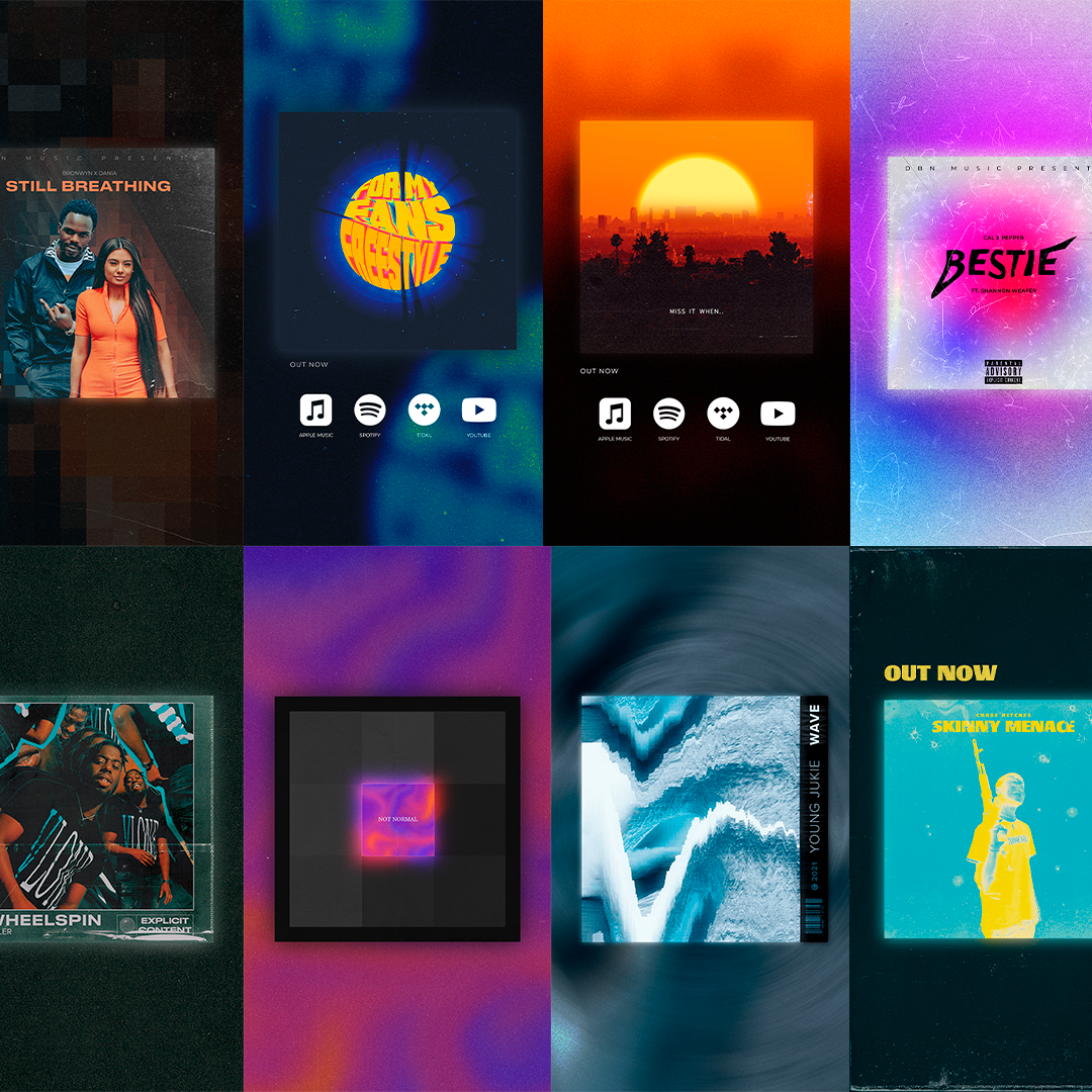 Music covers. TENZO | Creative Producer / Art Director