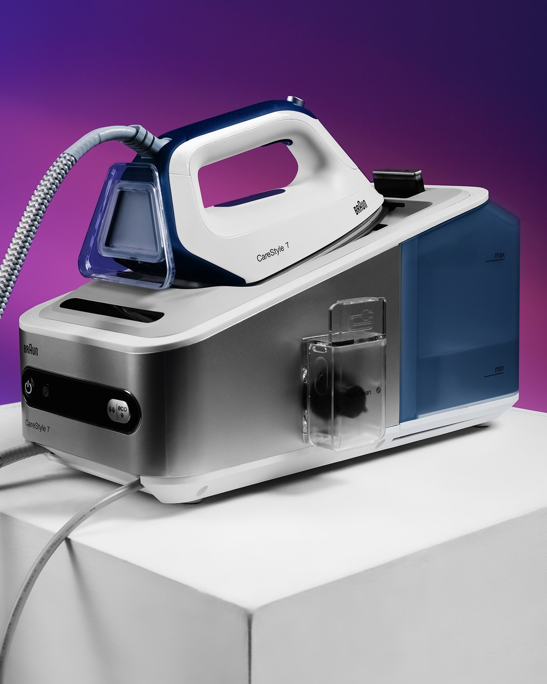 Съемка утюга фирмы braun в фотостудии Казань, утюг Braun в фотостудии