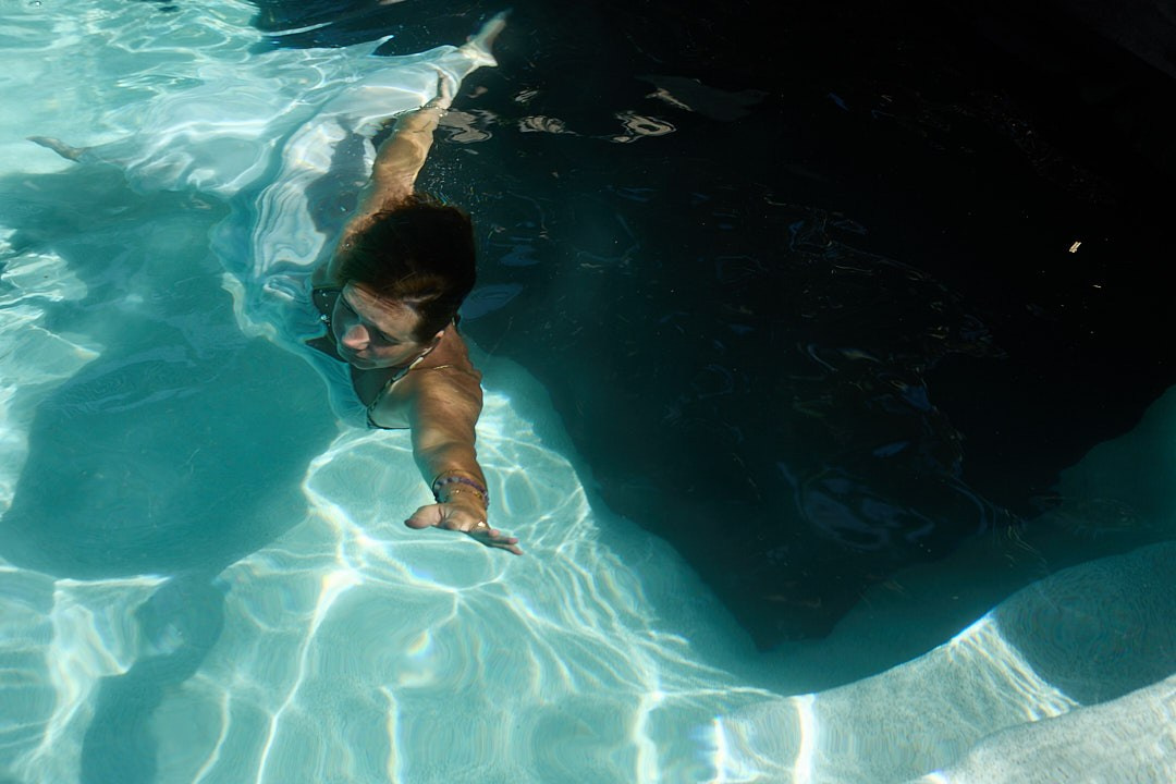 Underwater fashion photography
