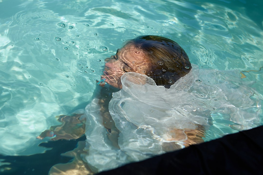 Underwater fashion photography
