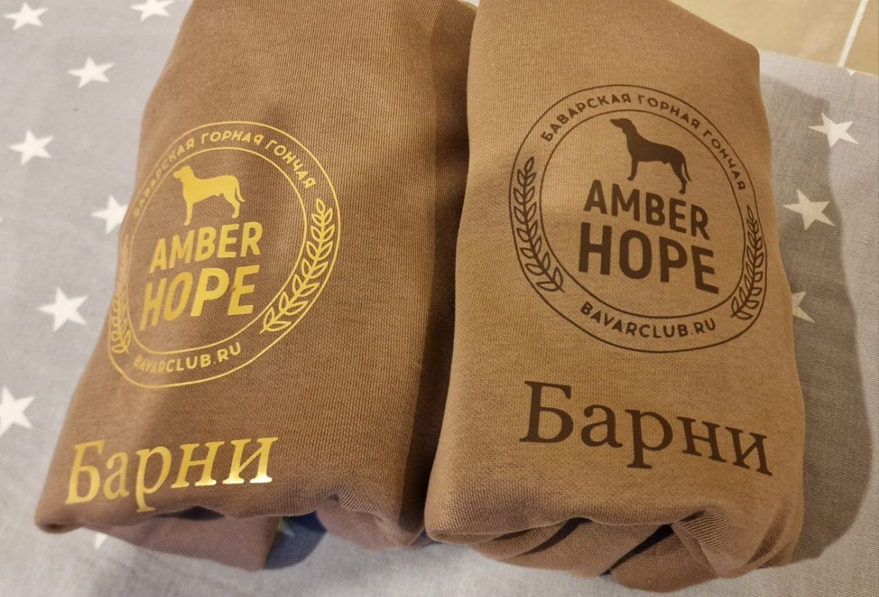 Лого для питомника баварских гончих AMBER HOPE. Lana Photo Design