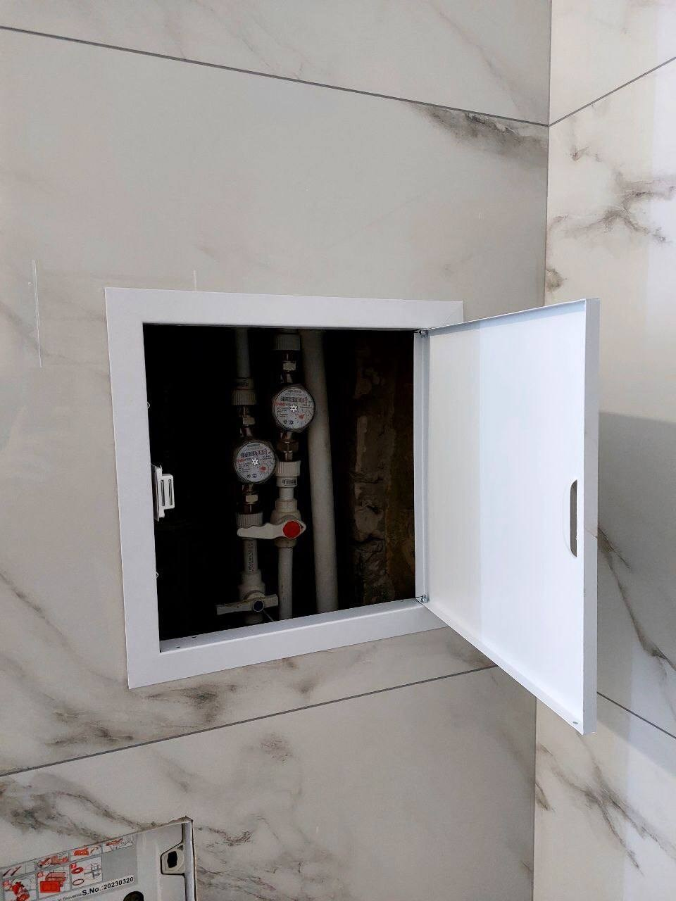 Ванная комната (ул. Ленская д. 10). Ремонт санузла, туалета, ванной под ключ в Казани. Укладка плитки