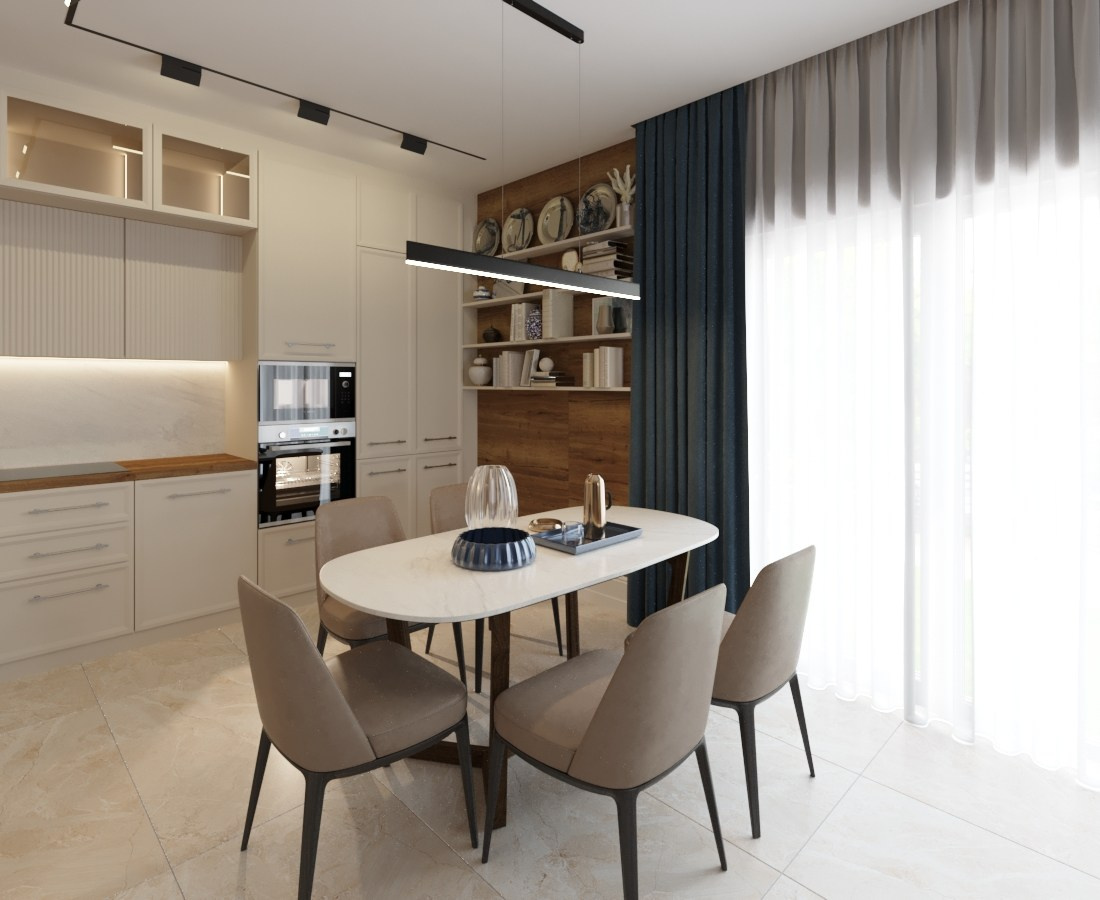 Кухня-гостиная. Arrogant Arch