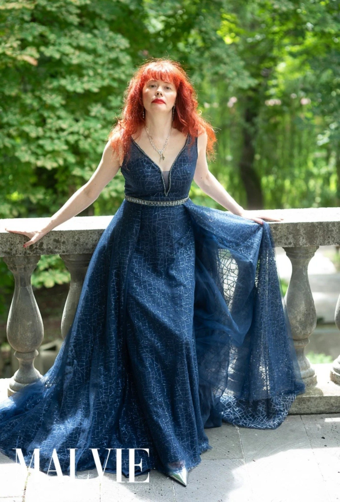 Model French magazine Malvie Svetlana Fatyanova. Светлана Фатьянова