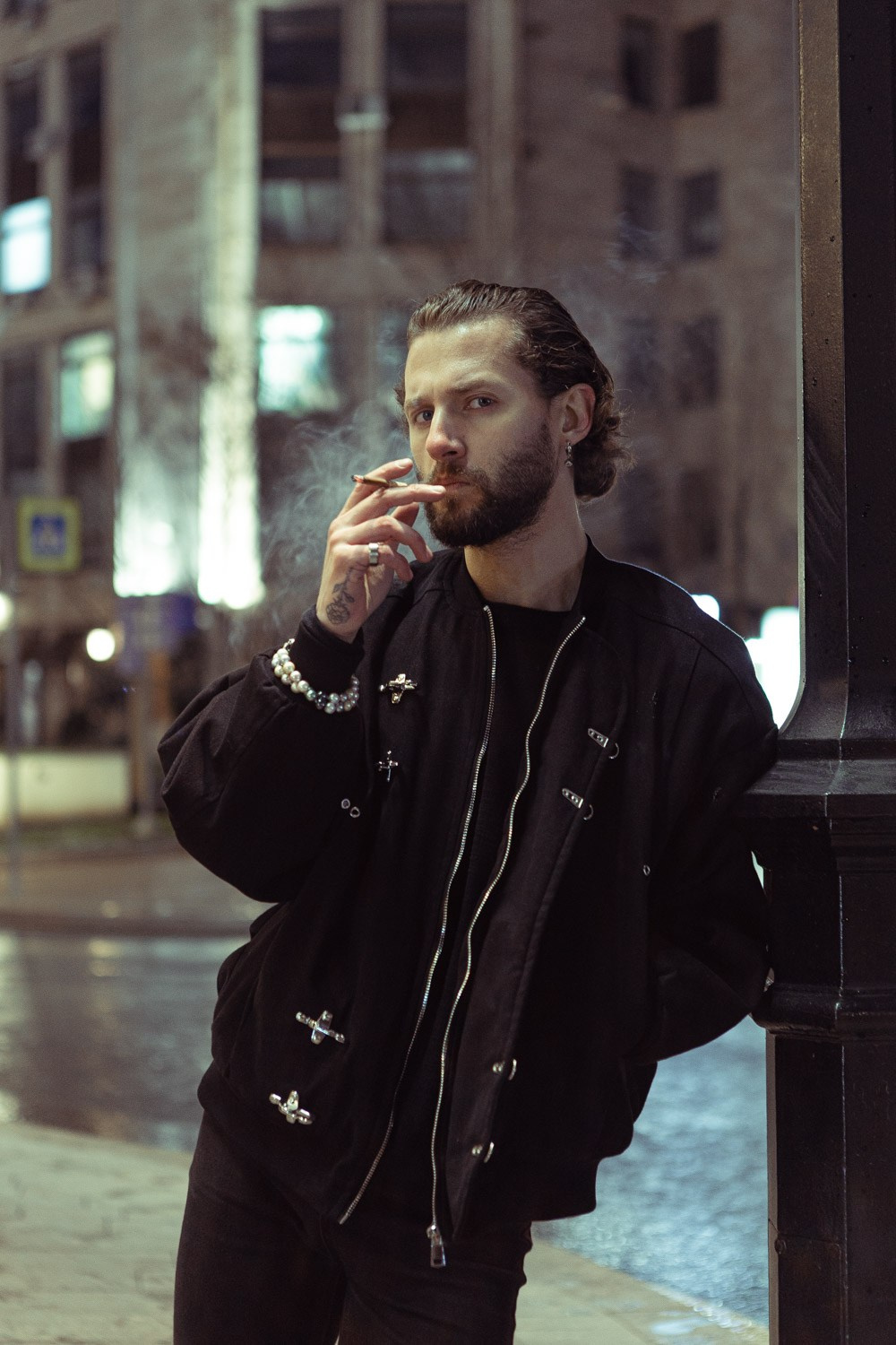 Мужская уличная фотосессия. Фотограф Москва арт- ню, портрет, fine art