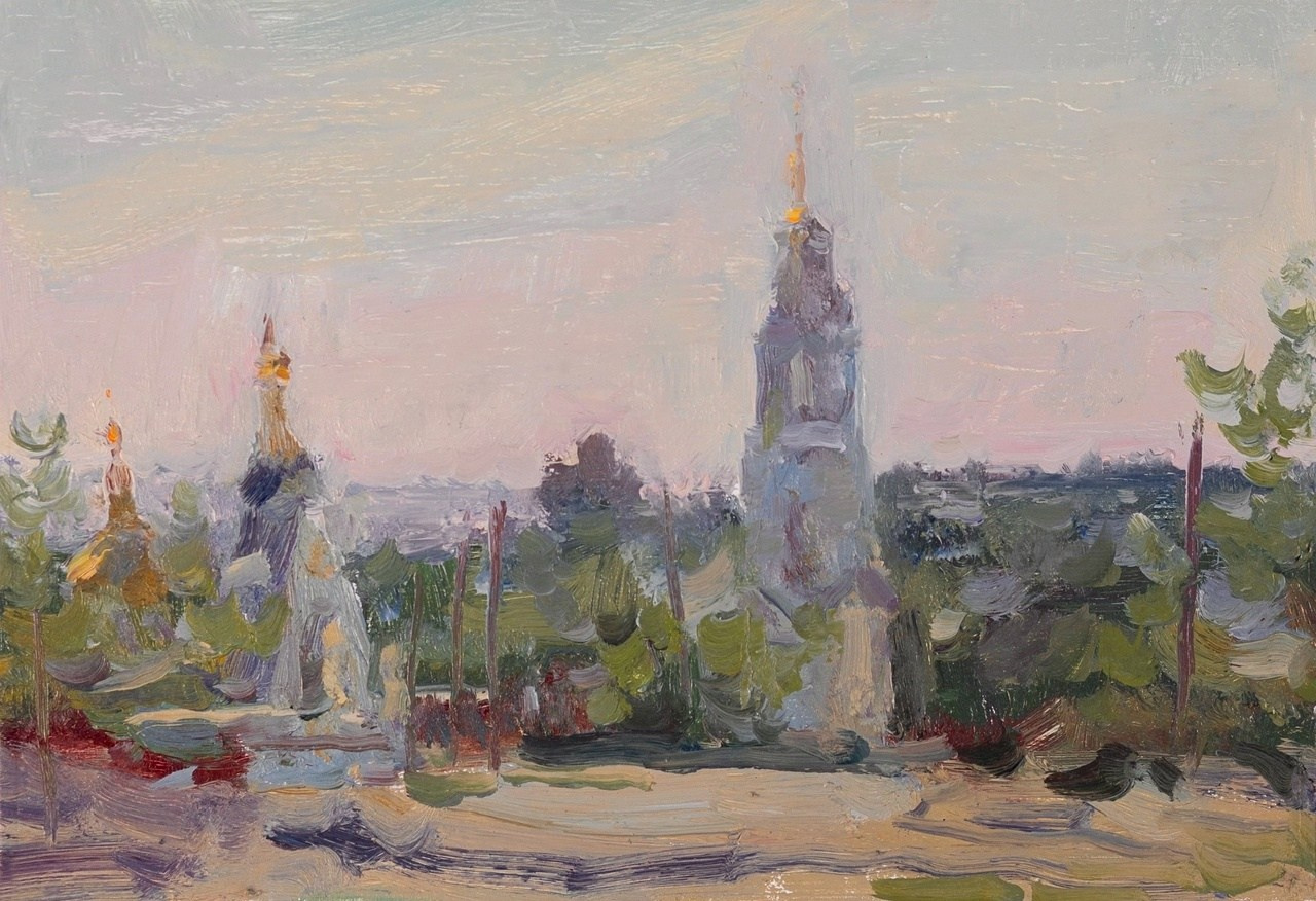 «Утро. Знаменский монастырь». Художник Александр Каверин