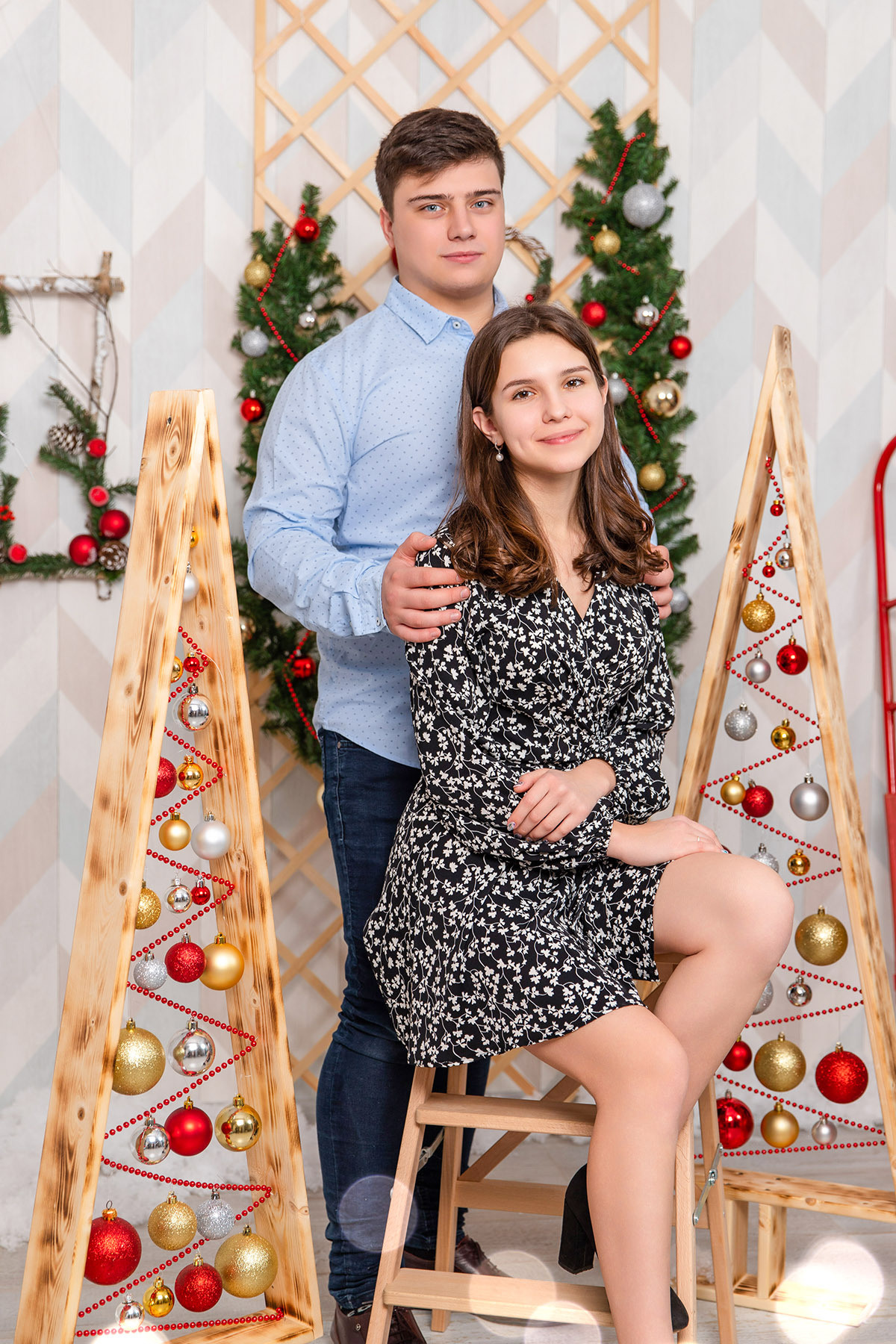 Новогодняя фотосессия в фотостудии 4D Ростова-на-Дону. Студия 4D Ростов-на-Дону