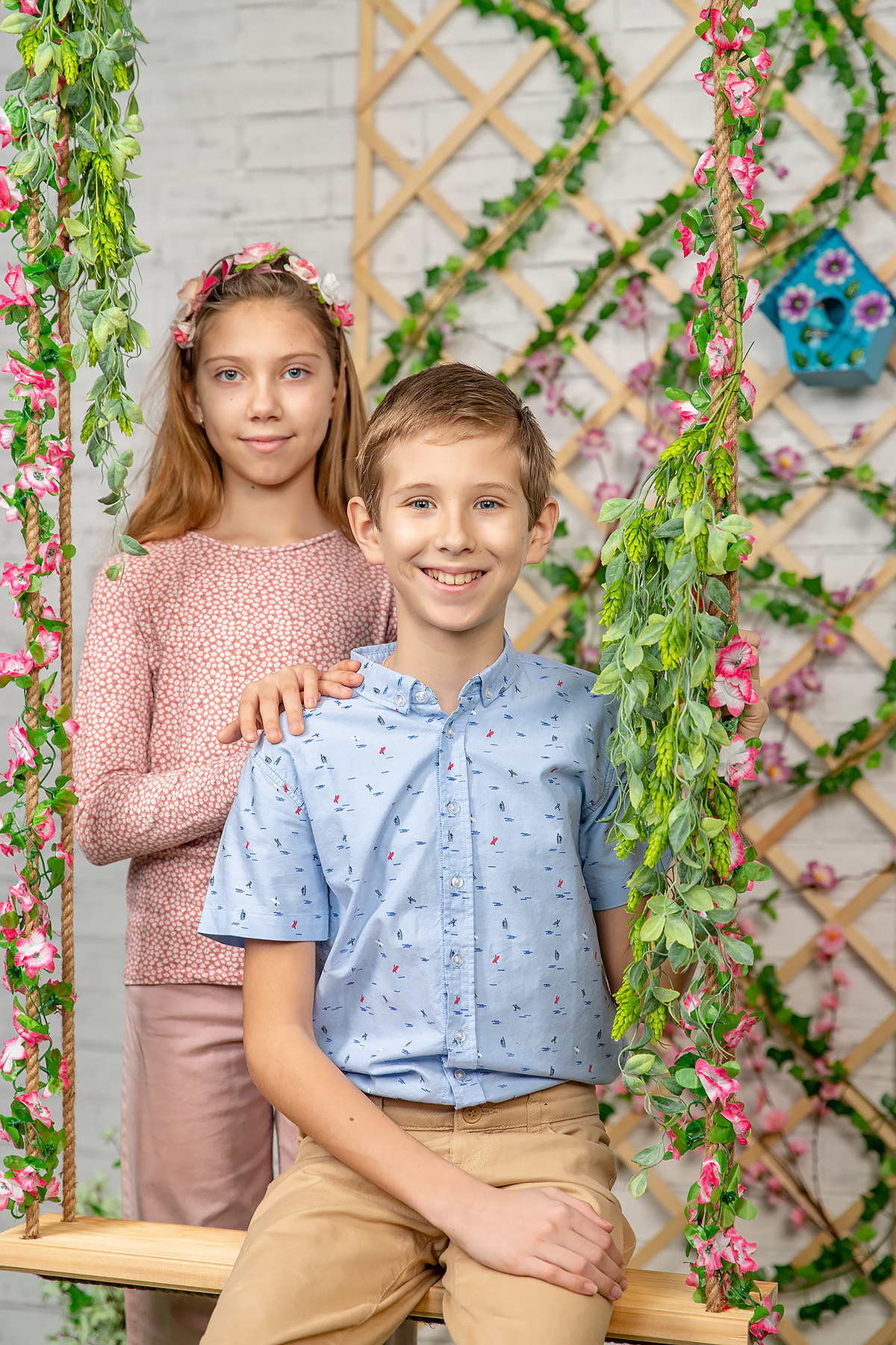 Весенняя фотосессия в фотостудии 4D Ростова-на-Дону. Студия 4D Ростов-на-Дону