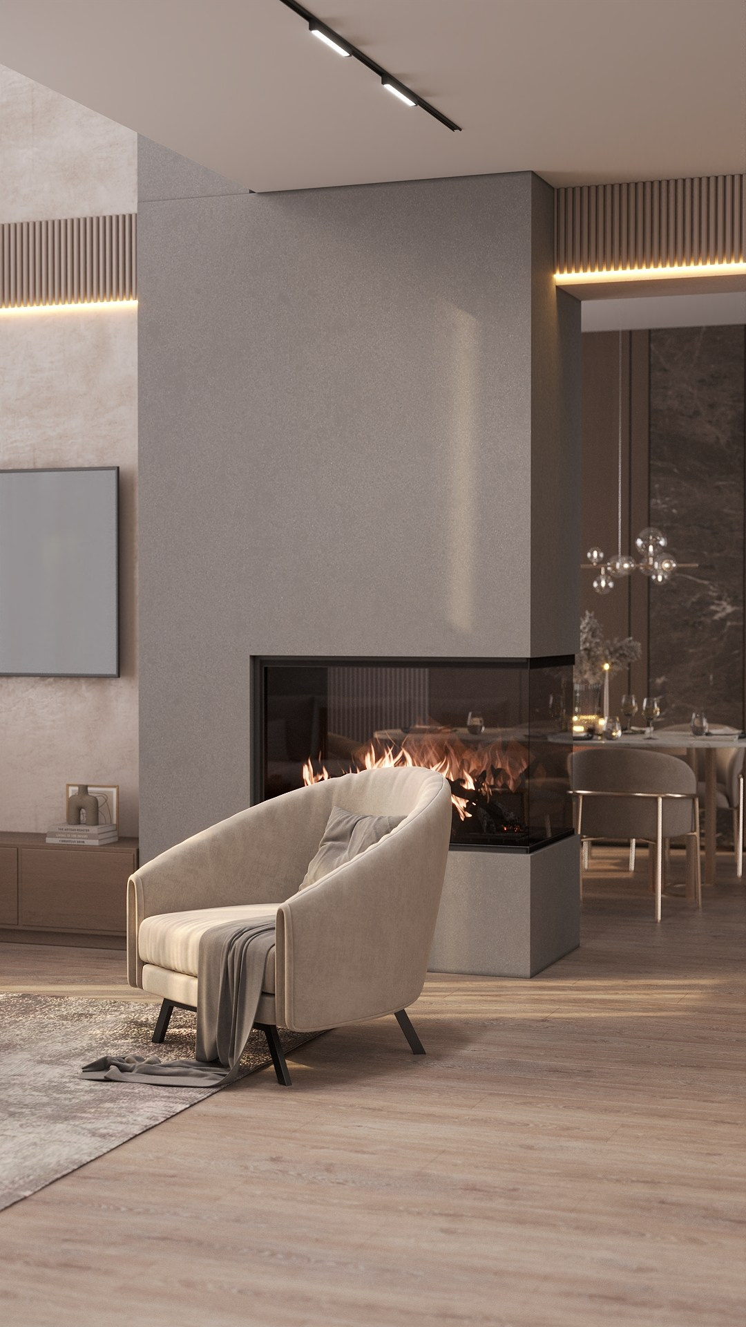 Пос. Новые ключи 190 м². БК студия дизайна интерьера