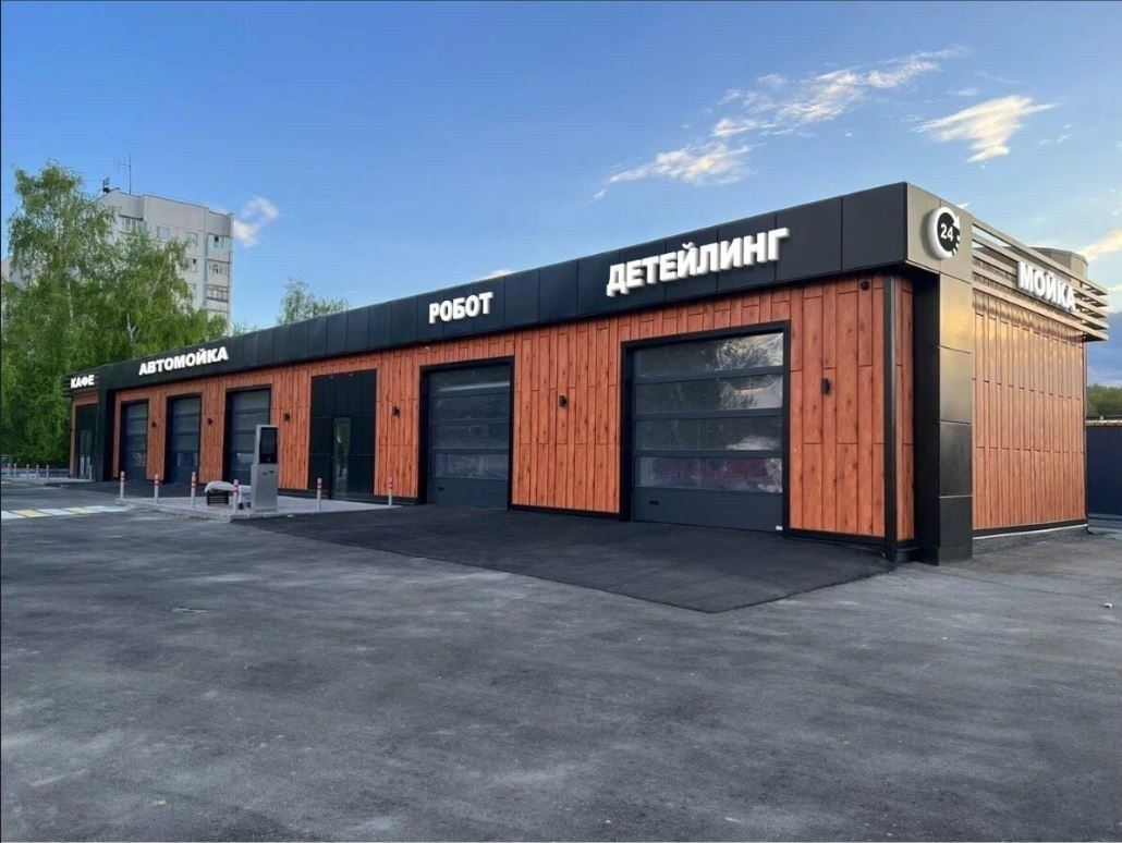 Автомоечно-детейлинговый комплекс, Рублево-успенское шоссе. Дизайн интерьера и экстерьера в Санкт-Петербурге Яна Емельянова
