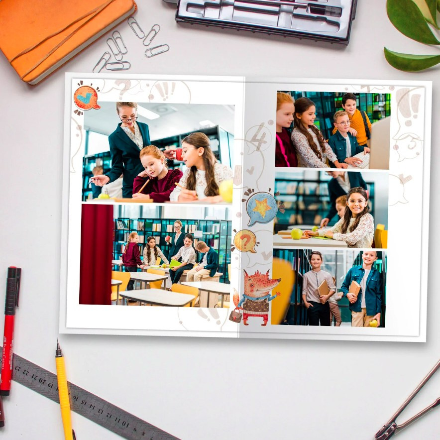 Дизайн для первоклассника «Лисы». Первенцева Елена. Школьный фотограф в Москве и МО