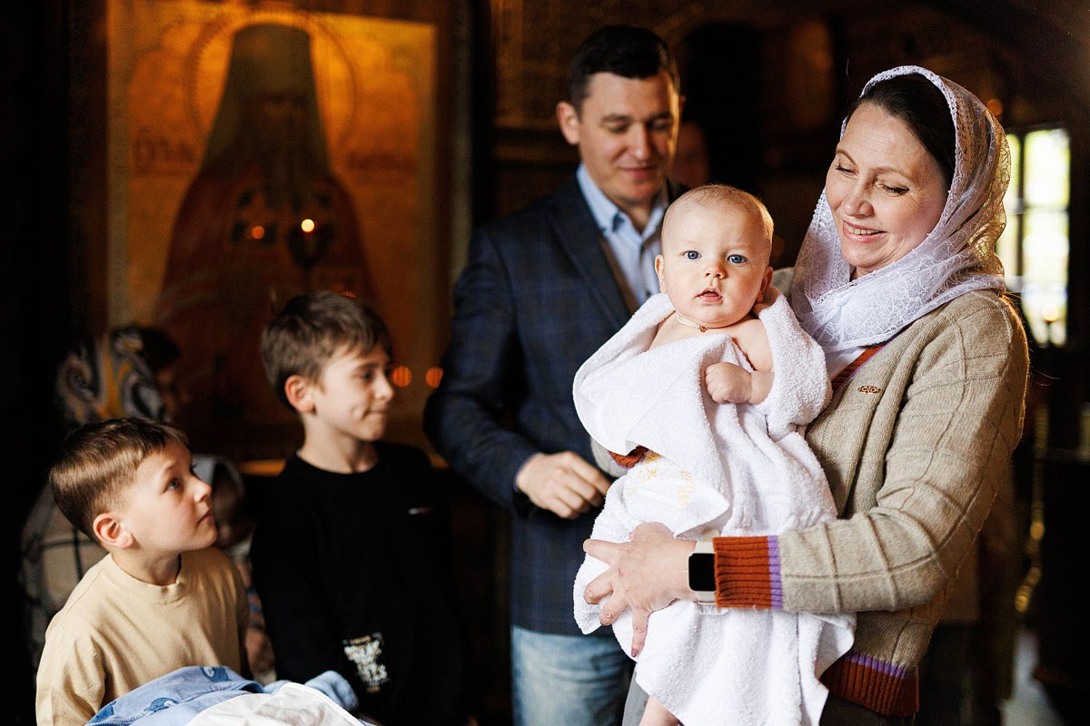 — Таинство Крещения. Детский и семейный фотограф Домодедово