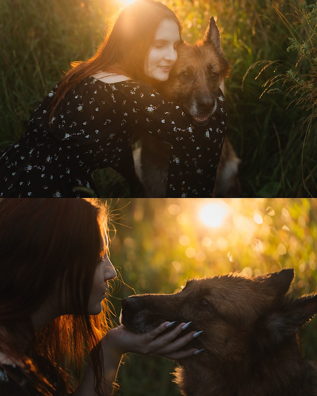 Вика и Фрея. Фотограф анималист в Москве и Санкт-Петербурге Свиридова Анна