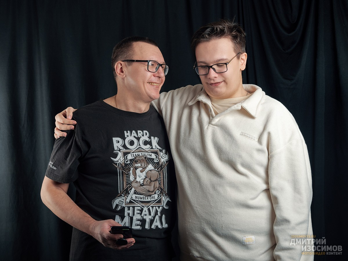 Автопортрет с сыном