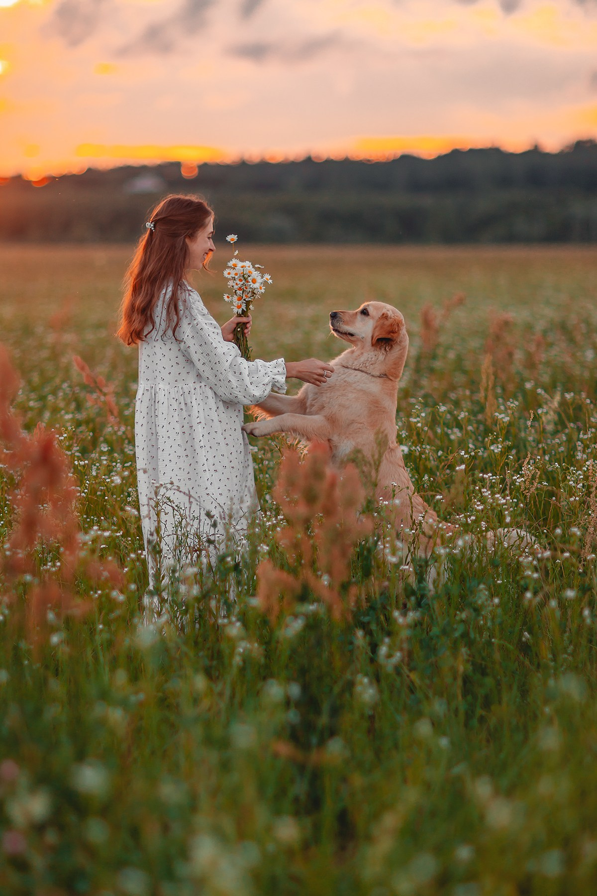 Марина и Чили. Семейный фотограф анималист Мария Крючкова
