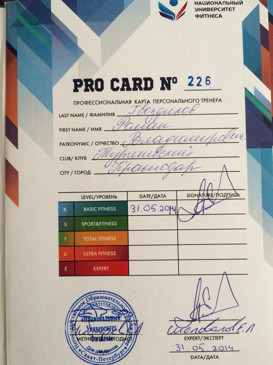 Сертификаты. Главная