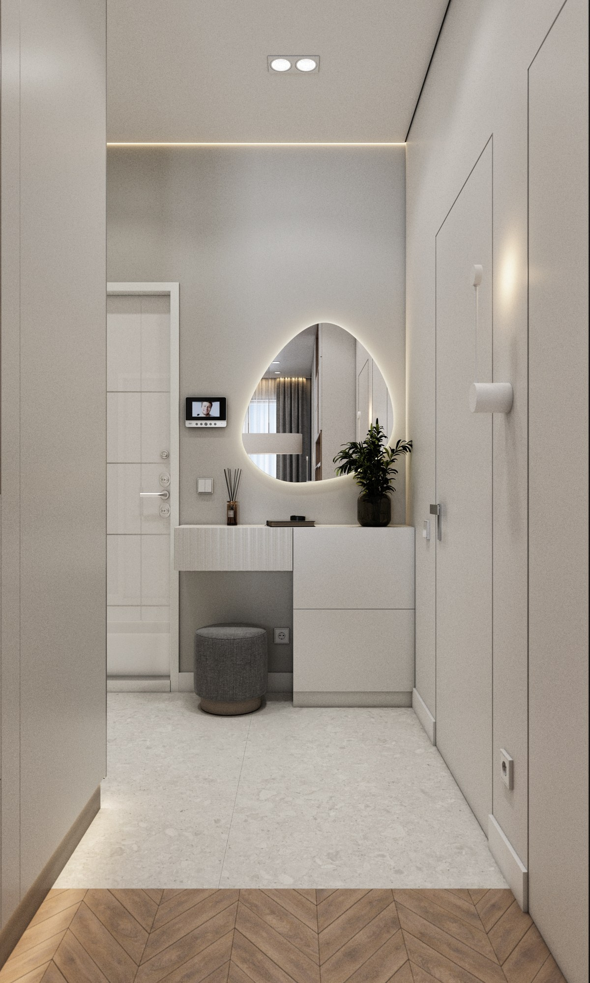 Стильная квартира ЖК Садовый квартал г. Владивосток. Дизайн-проекты жилых и общественных пространств во Владивостоке