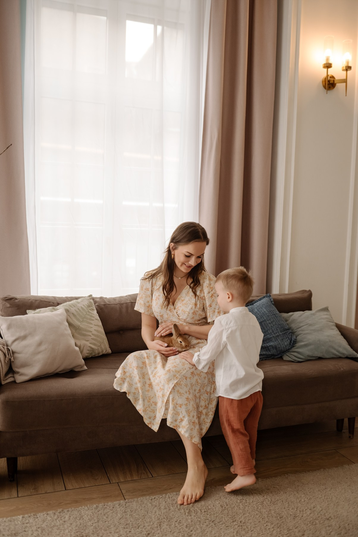 Семейная. Пасха с цыплятами. Свадебный и сеейный фотограф в Санкт-Петербурге Елена Худякова