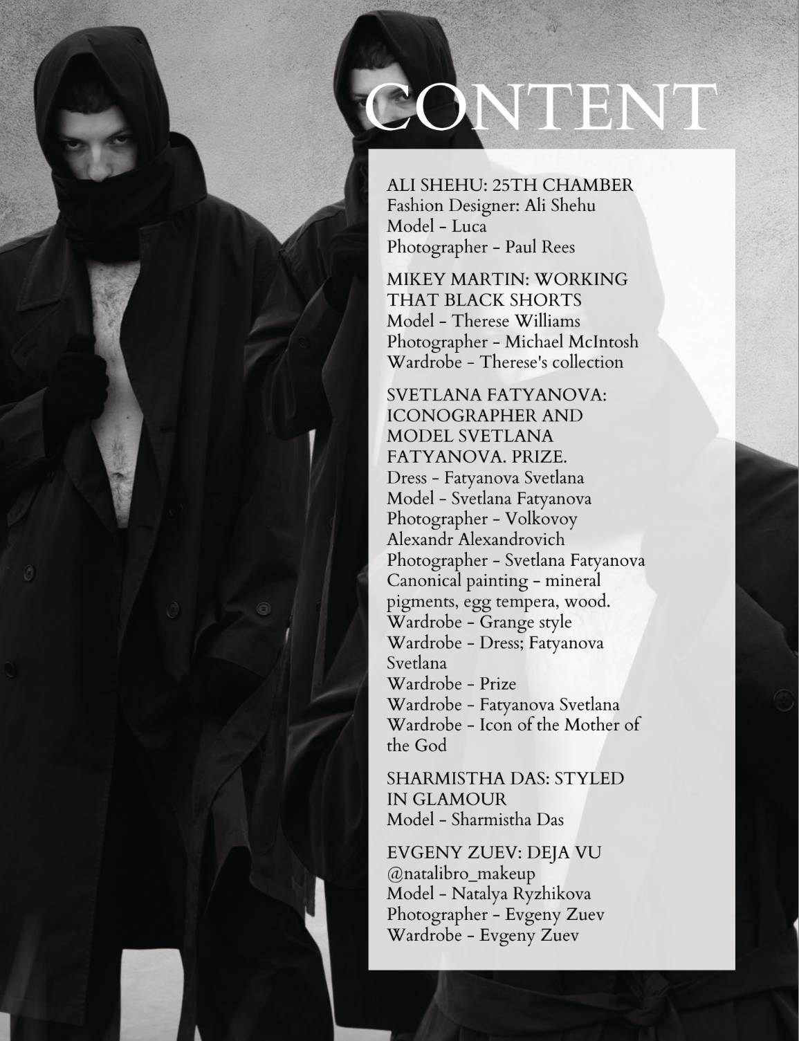 Model «Bold@Beyond», UK, London's magazine. Светлана Фатьянова