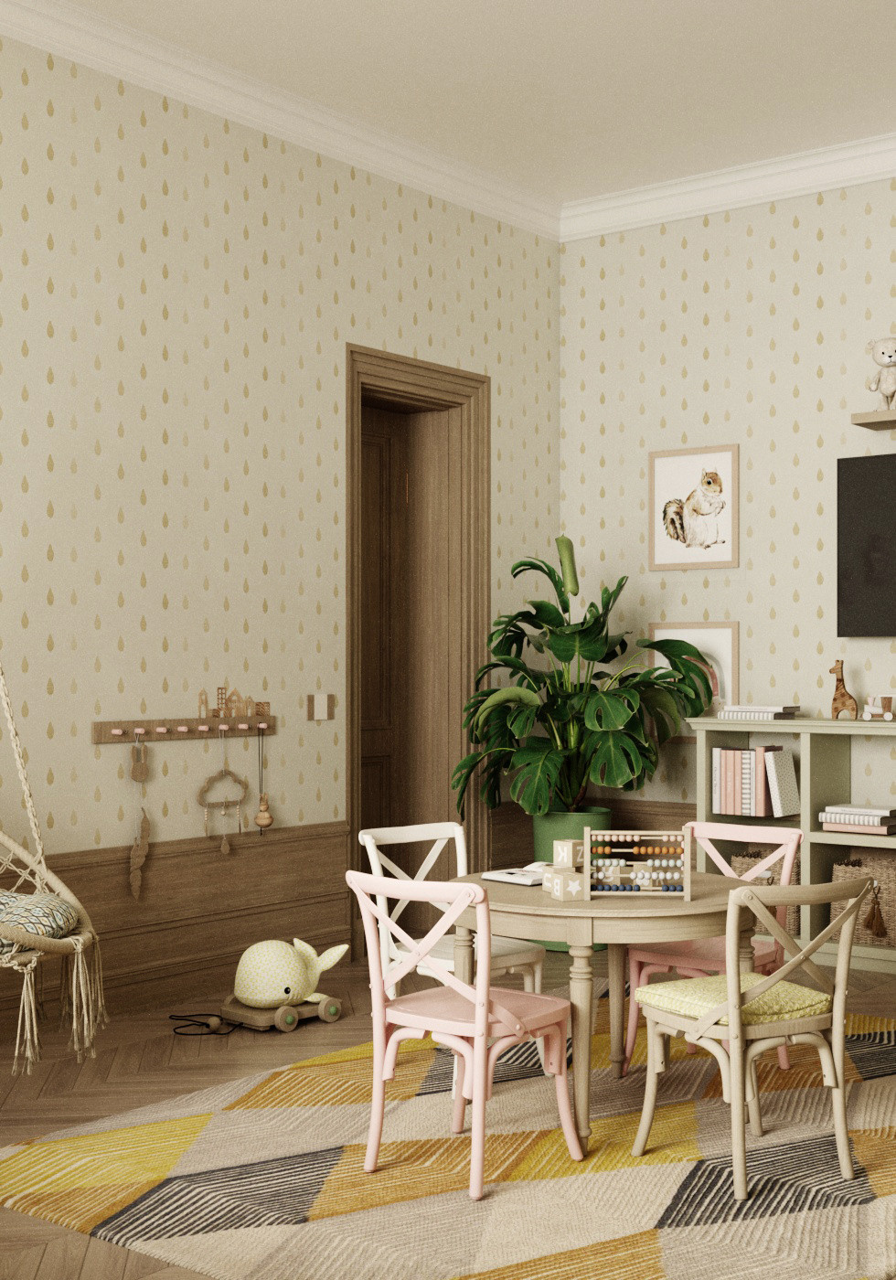 SAVVIN RIVER RESIDENCE KIDS ROOM. Branding and Interiors