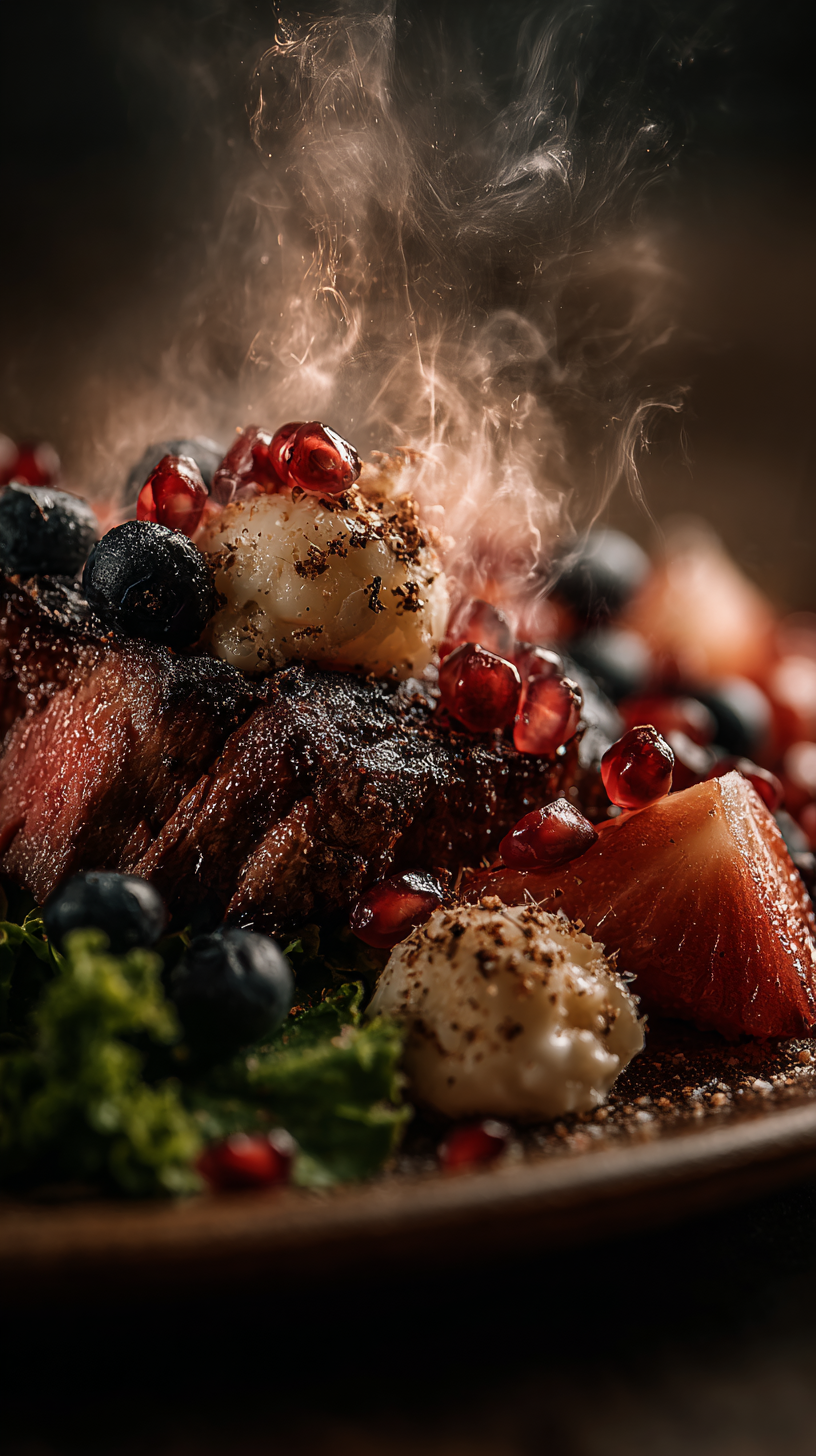 Визуальная концепция для ресторана. Ekaterina Kiral — Visual Branding & AI Creation