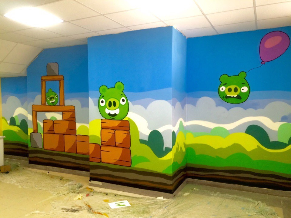 Роспись в Детской областной больнице (НКМЦ им. Круглой), г. Орел