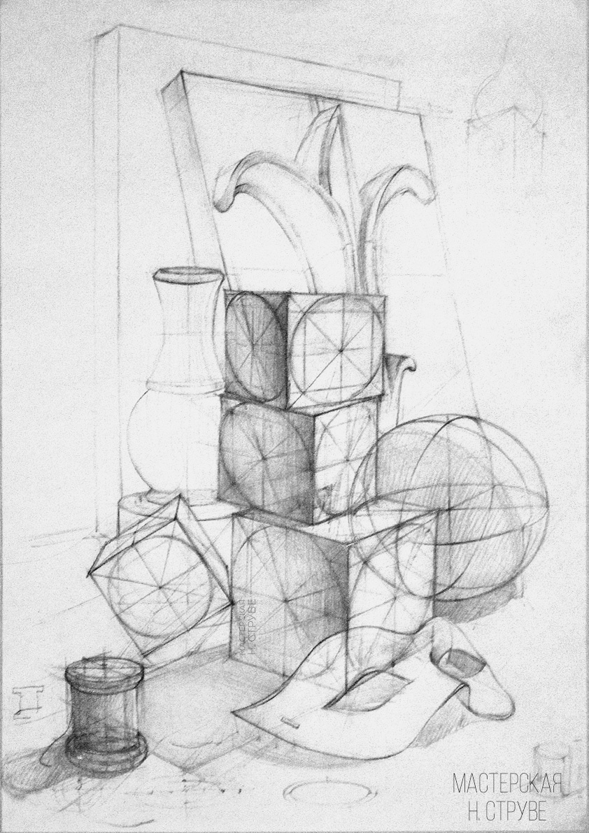 Катя Патрикеева, 7 класс. Натюрморт. 2021