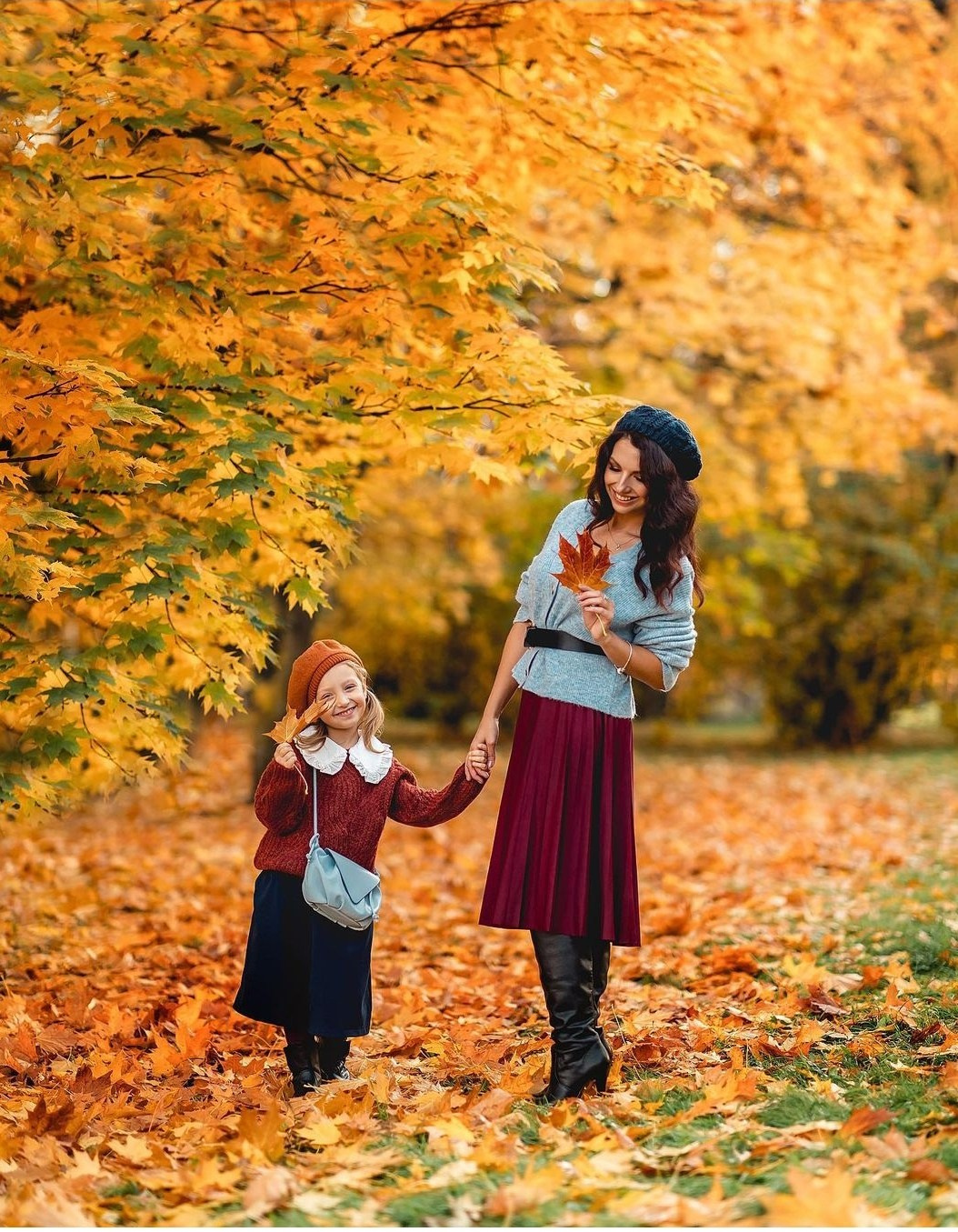 Мама с детьми