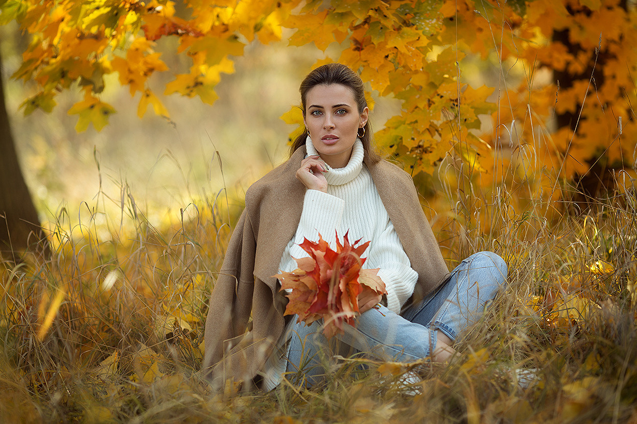 Осенние фотосессии. Будуарный и женский портретный фотограф Москва