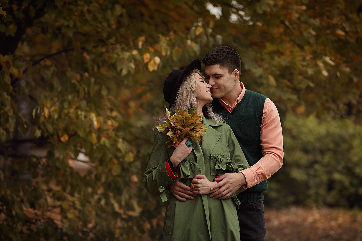 Осенние фотосессии. Будуарный и женский портретный фотограф Москва