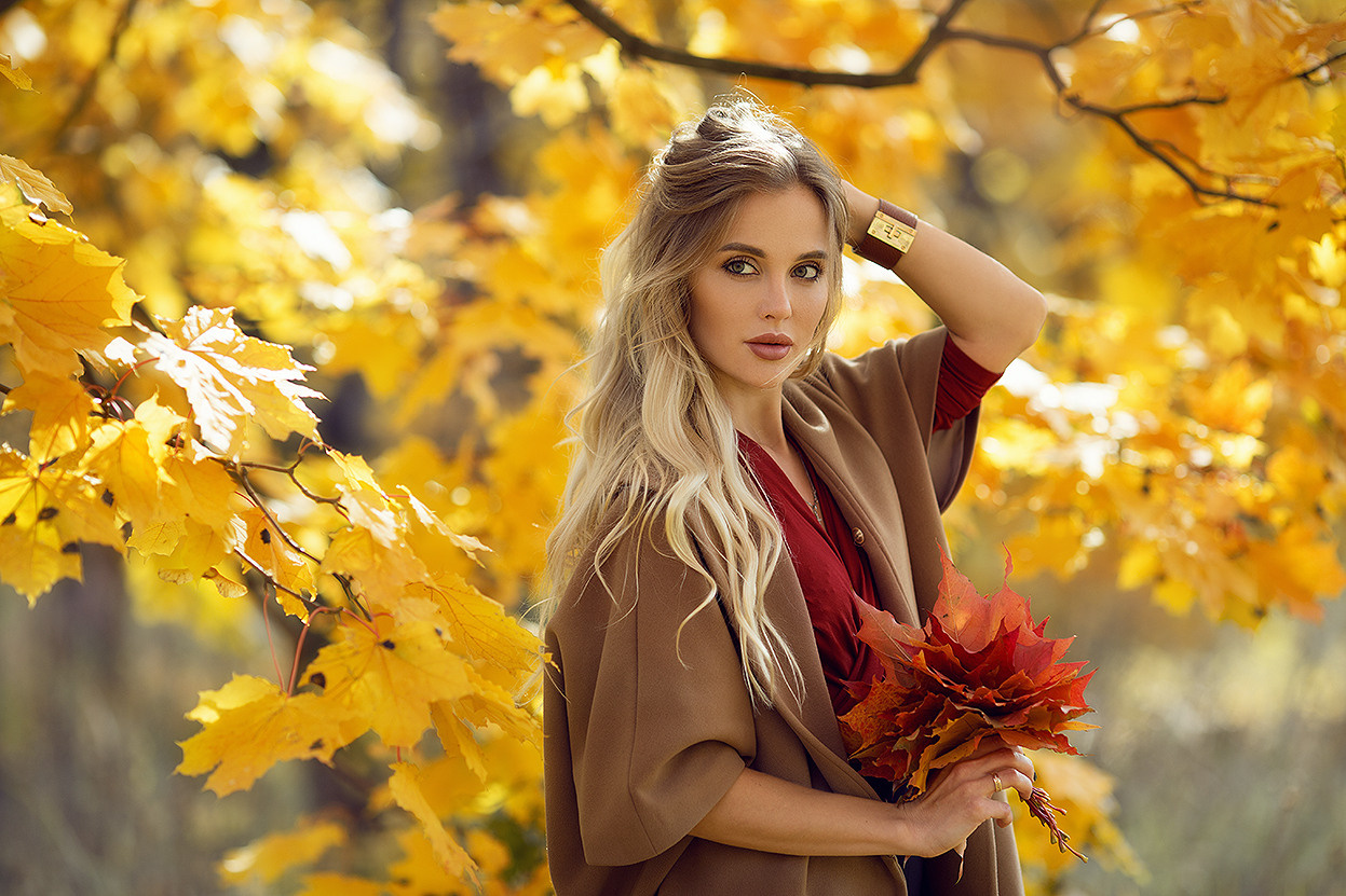 Осенние фотосессии. Будуарный и женский портретный фотограф Москва