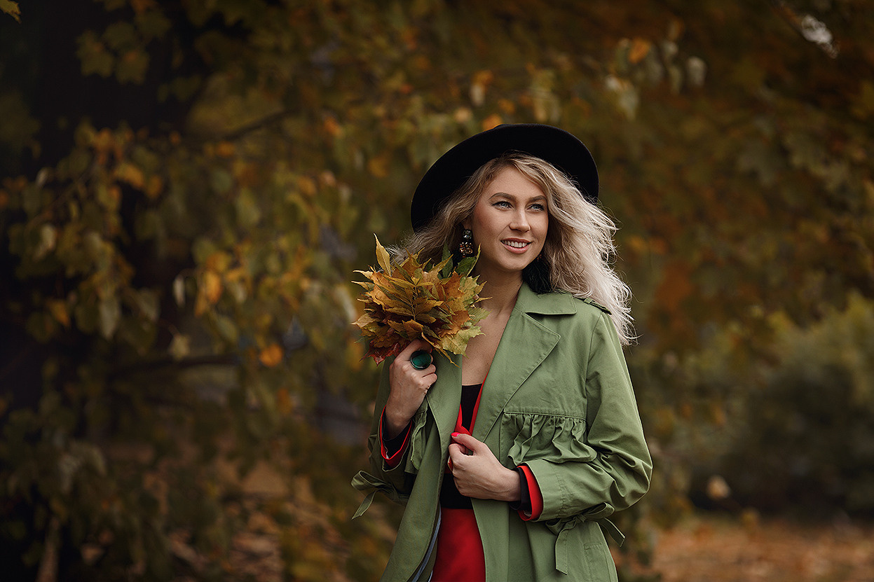 Осенние фотосессии. Будуарный и женский портретный фотограф Москва