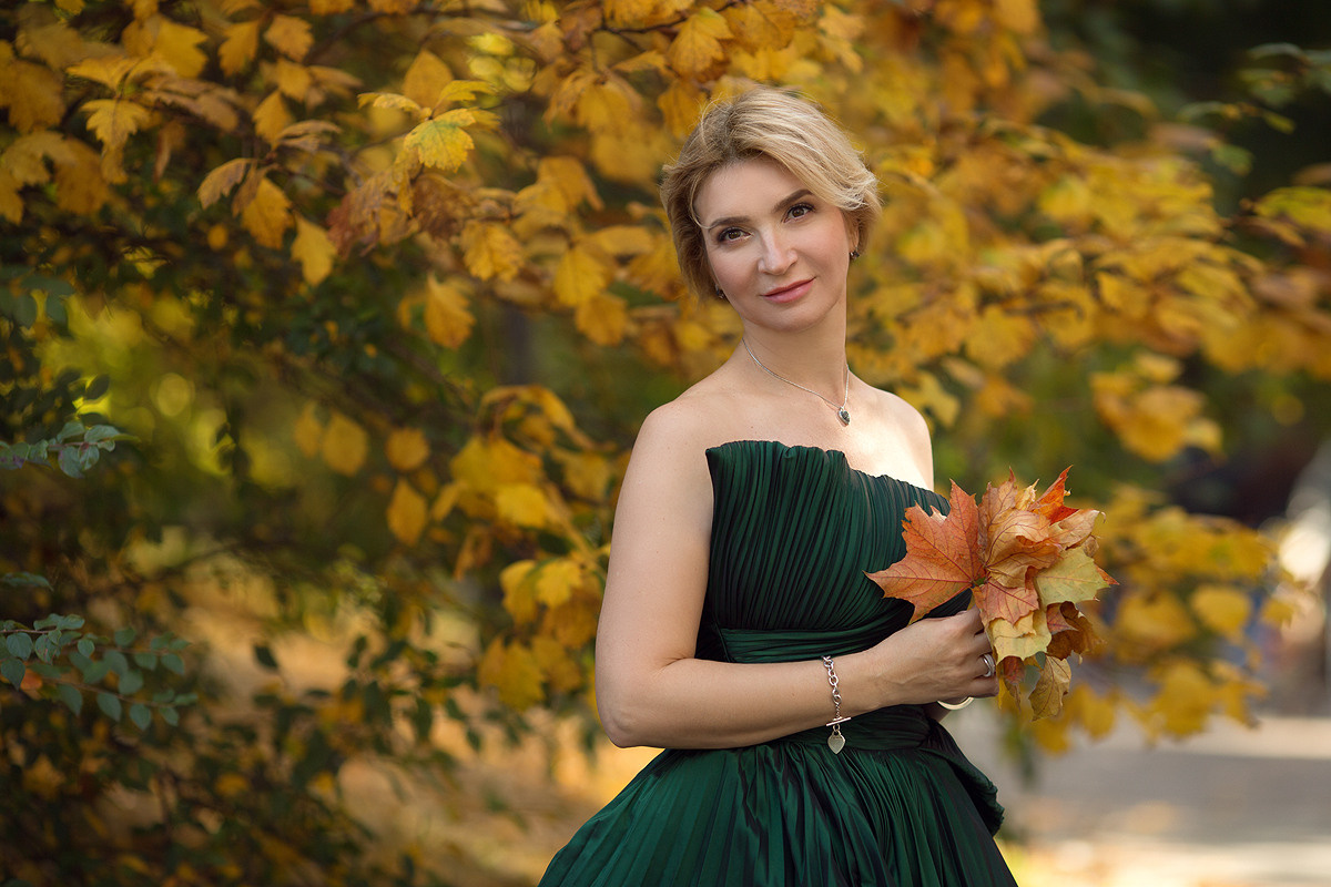 Осенние фотосессии. Будуарный и женский портретный фотограф Москва