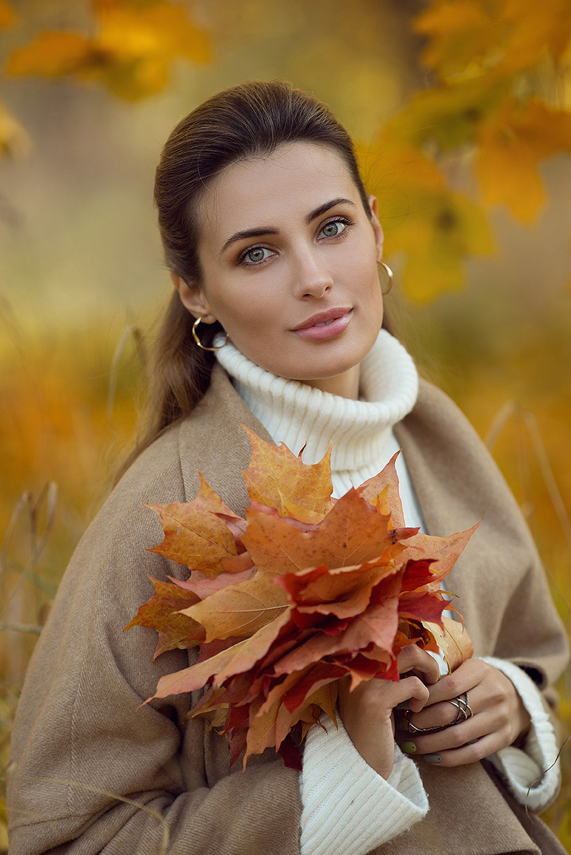 Осенние фотосессии. Будуарный и женский портретный фотограф Москва