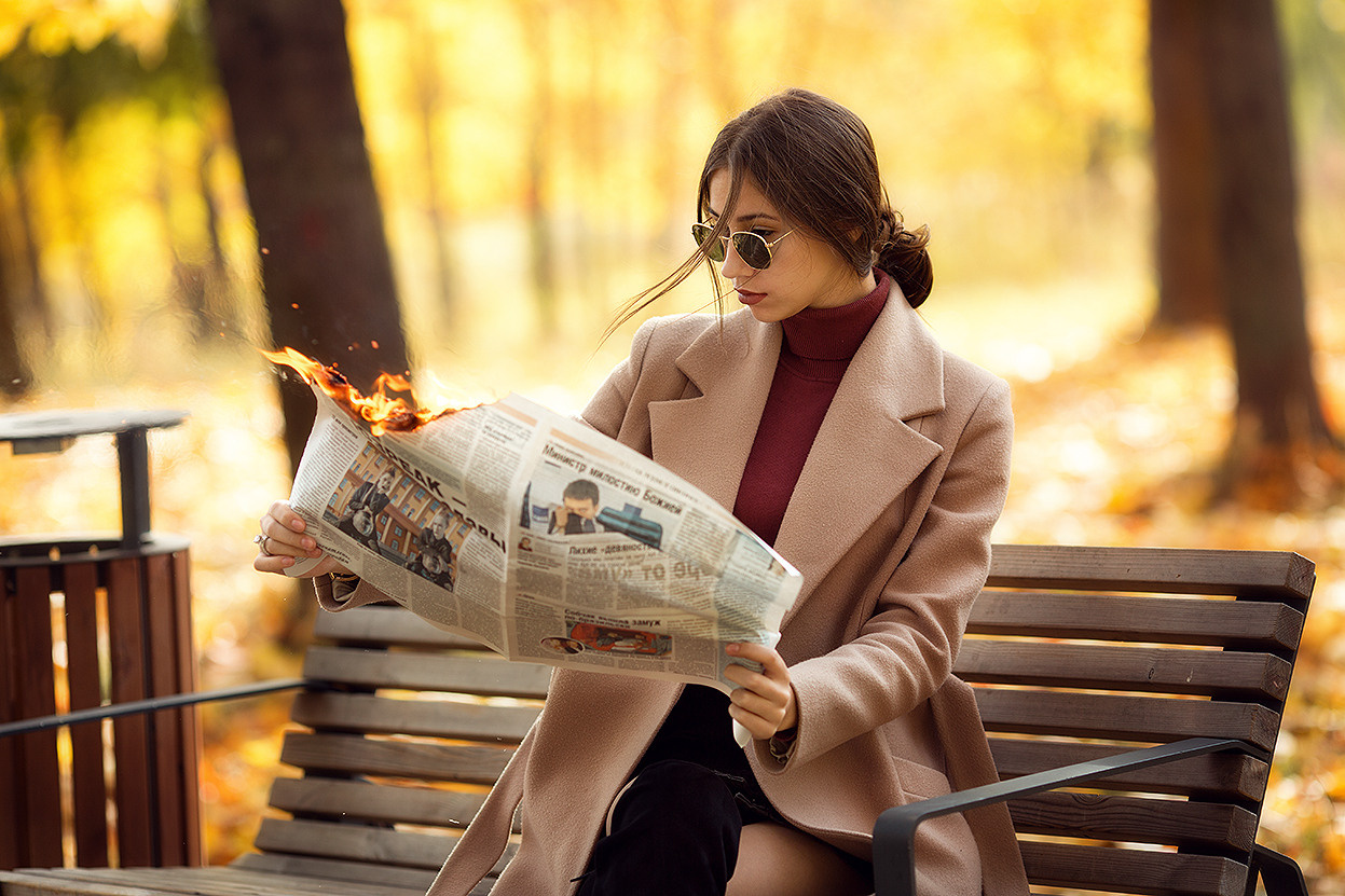 Осенние фотосессии. Будуарный и женский портретный фотограф Москва