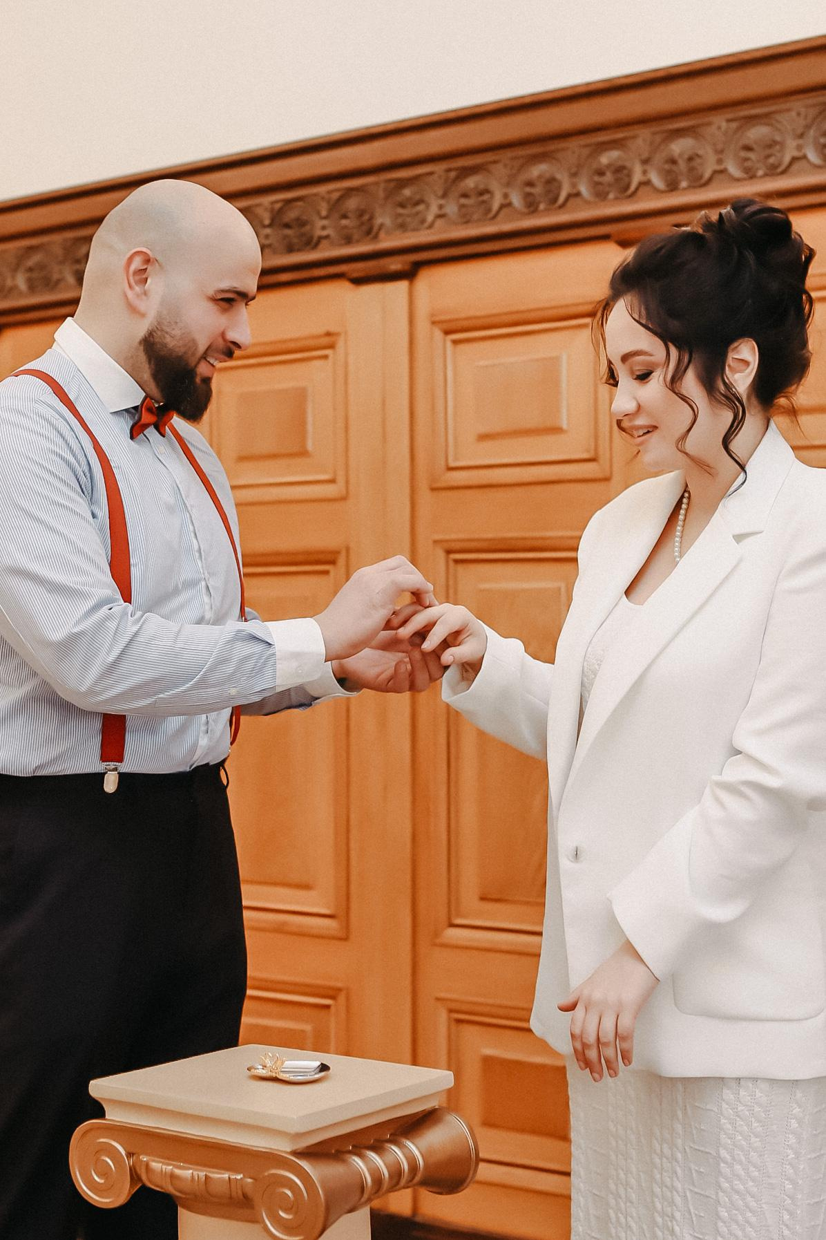 Свадьба Екатерины и Васифа в Грибоедовском ЗАГСе. Дворец бракосочетания 1. Свадебный фотограф Москва и другие города