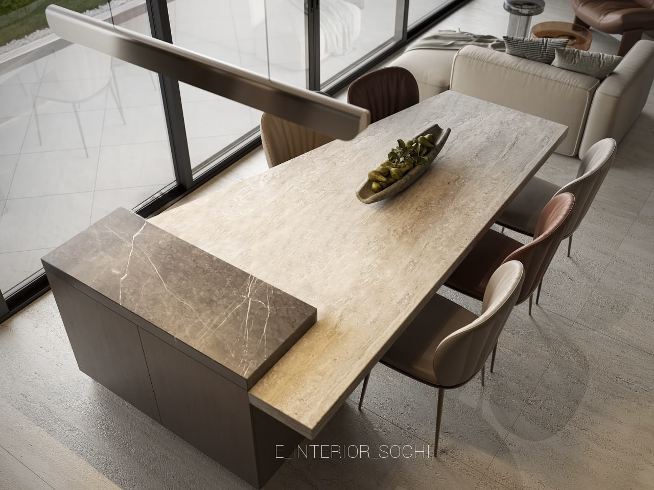 WINGSKY-STONEWOOD. Дизайн интерьера Евгения Тисленко