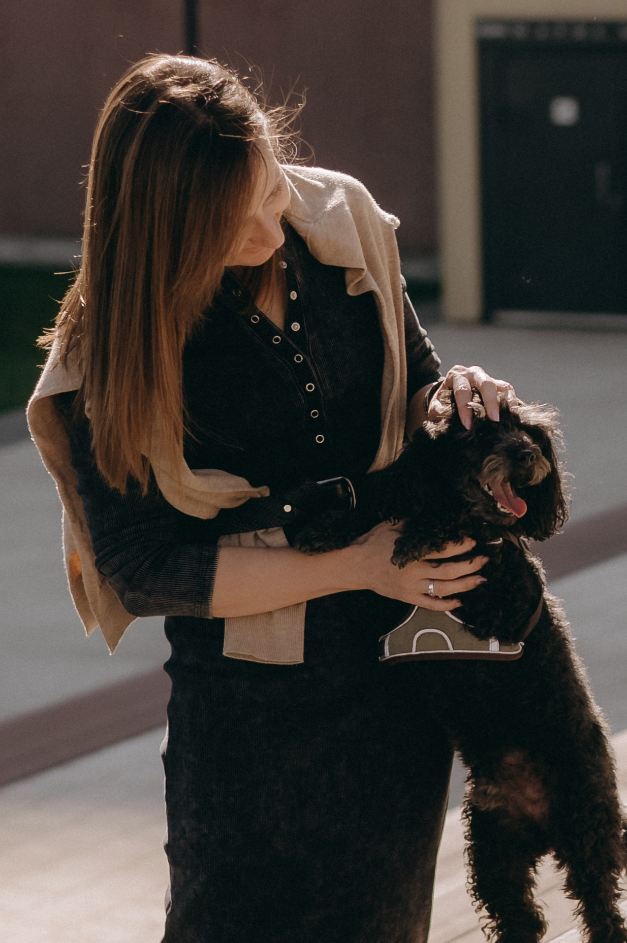 Осенние приключения Чарлика и его хозяек. Фотограф Мария Стрелкова