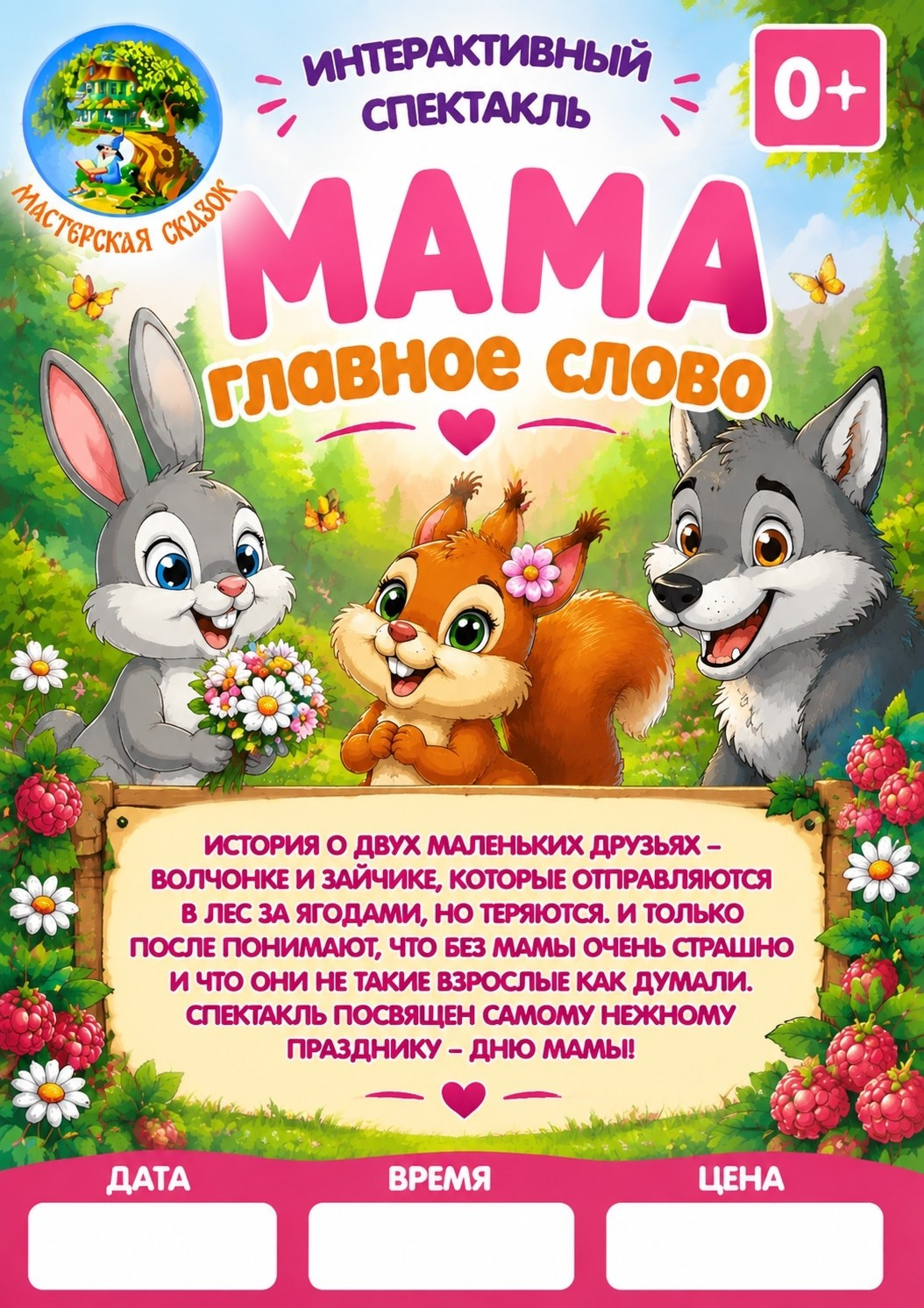 ИВАНОВО. Театральная студия «Мастерская сказок»