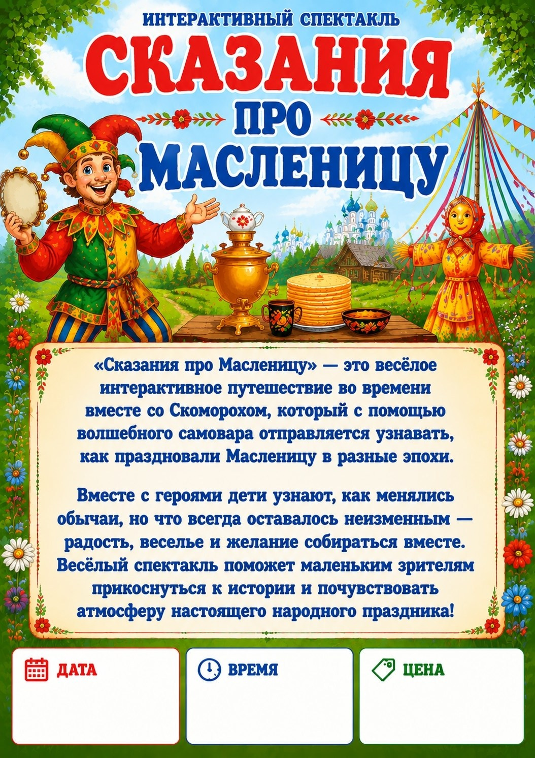 ИВАНОВО. Театральная студия «Мастерская сказок»