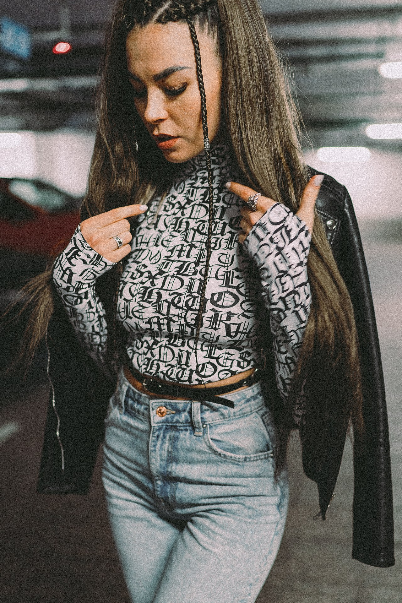 Venera in the parking. New York photographer RINAT SHAHMETOV in New York city