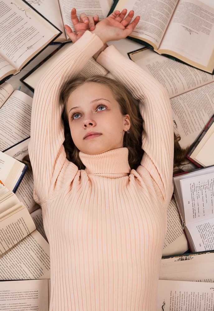 Индивидуальная съёмка в студии. Фотограф из Новосибирска Юрк Виктория