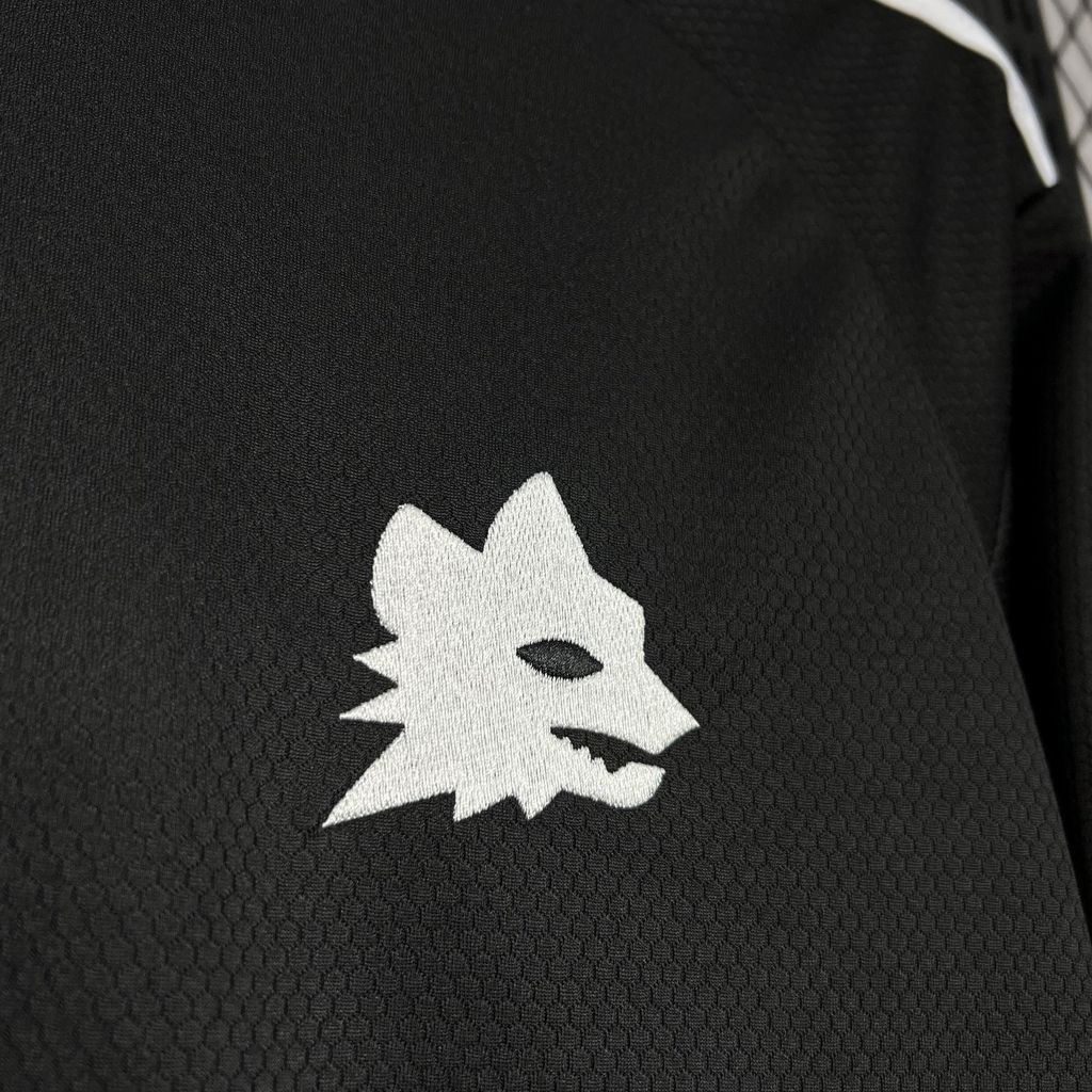 Чёрная футболка Roma 2024-2025 купить. Футбольный магазин — ssw_magazin